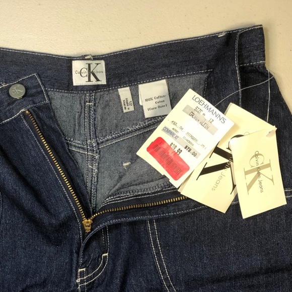 CALVIN KLEIN DEMIN MINI SKIRT - Picture 3 of 4